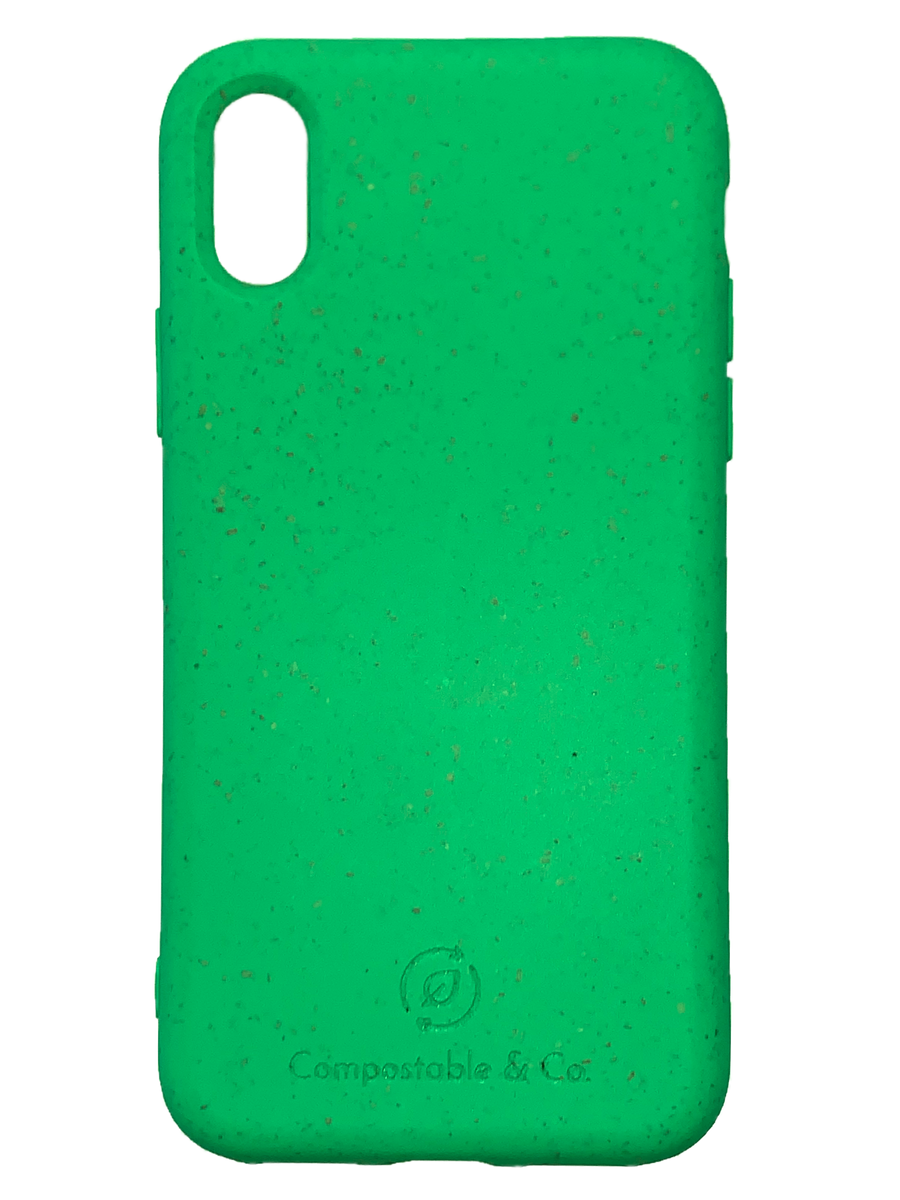 Funda para iPhone X, Case InstaCase Biodegradable Menta EcoFriendly iPhone X,  Protector para iPhone X Biodegradables
