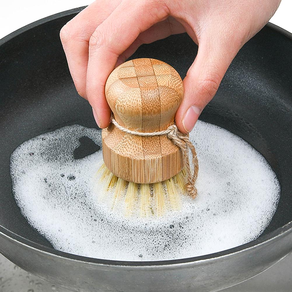 Dish Scrub Brush – Bamboo - Be Made