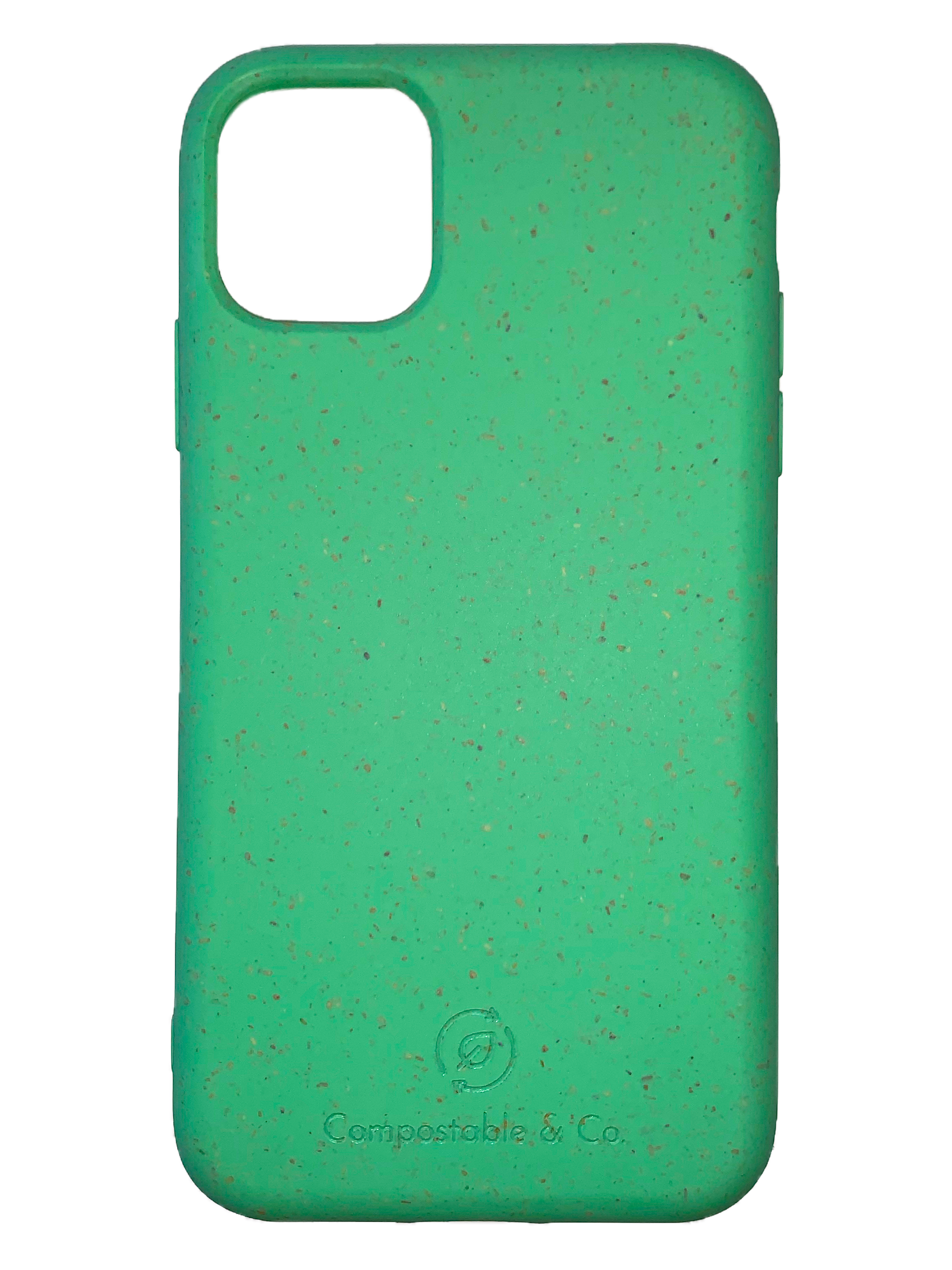 Compostable & Co. iPhone 11 green biodegradable phone case