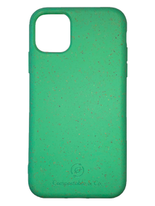 Compostable & Co. iPhone 11 green biodegradable phone case