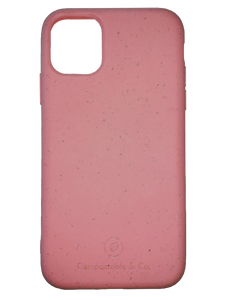 Compostable & Co. iPhone 11 pink biodegradable phone case