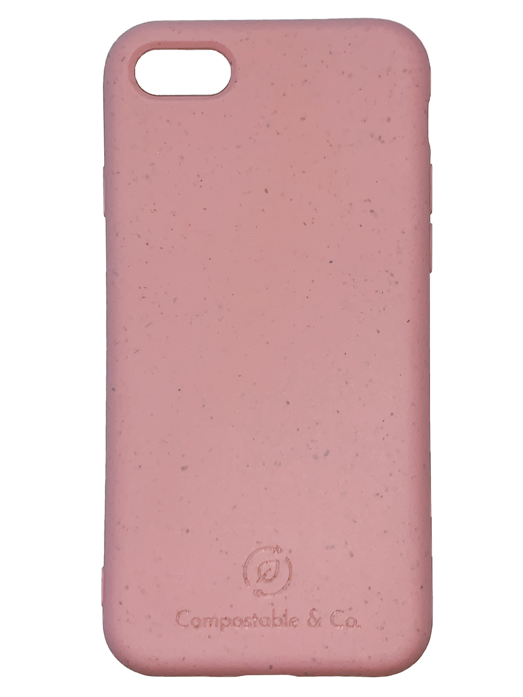 Compostable & Co. iPhone 7 / 8 / SE 2020 pink biodegradable phone case