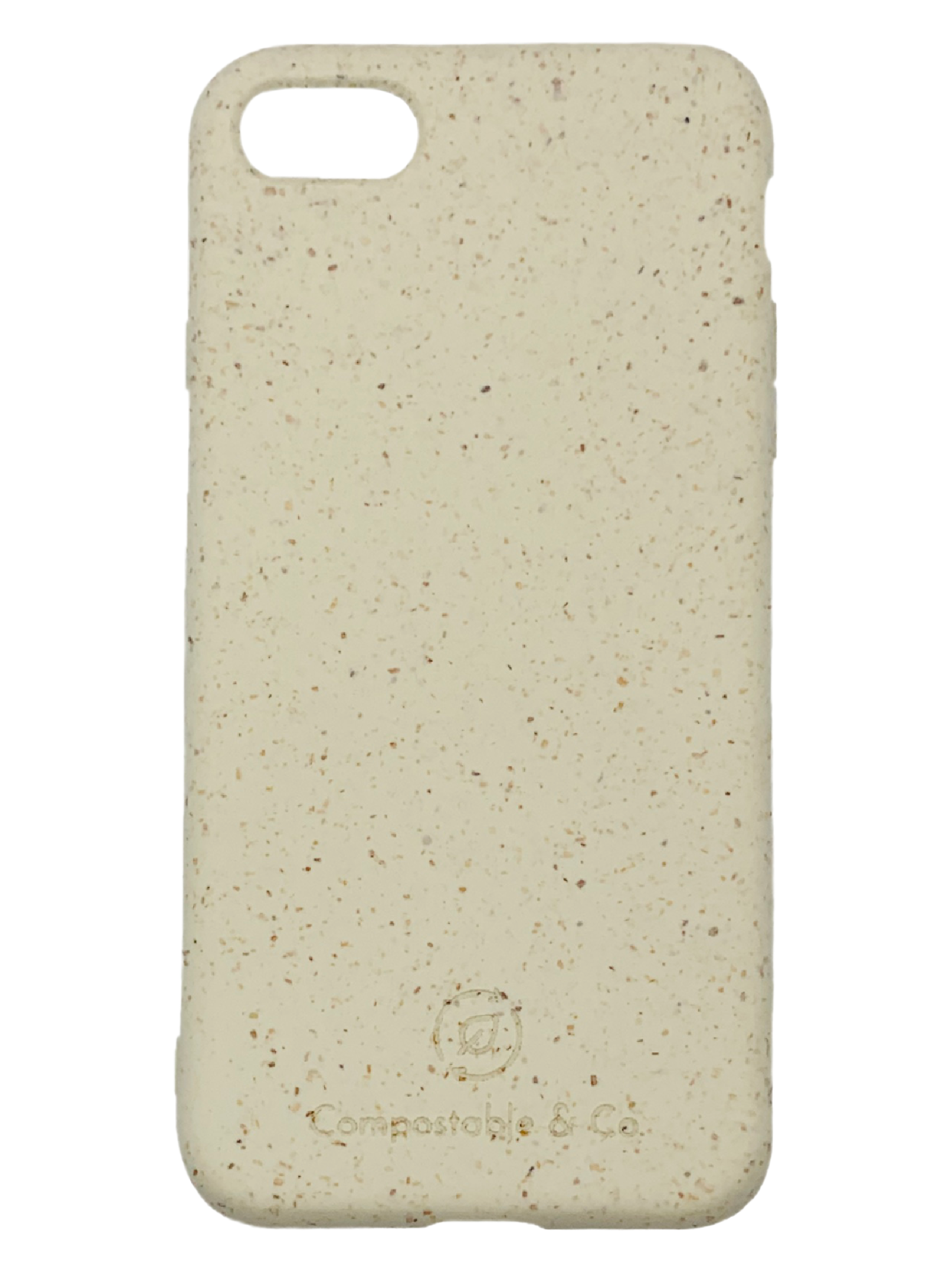 Compostable & Co. iPhone 7 / 8 / SE 2020 white biodegradable phone case
