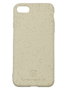 Compostable & Co. iPhone 7 / 8 / SE 2020 white biodegradable phone case