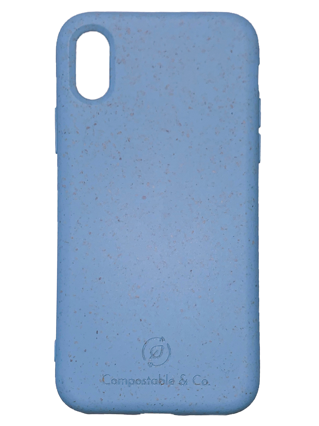 Compostable & Co. iPhone x / xs max blue biodegradable phone case