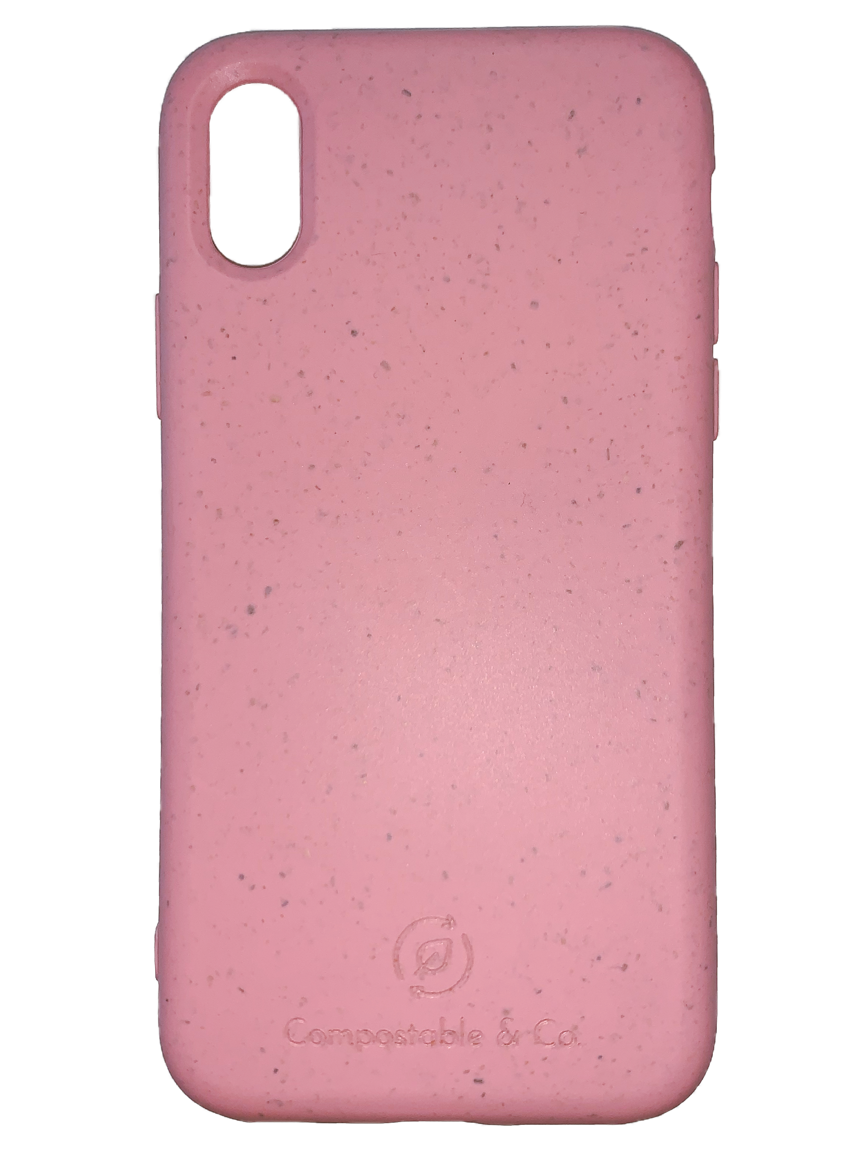 Compostable & Co. iPhone x / xs pink biodegradable phone case