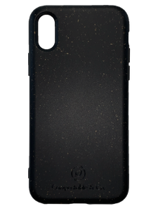 Compostable & Co. iPhone xr black biodegradable phone case