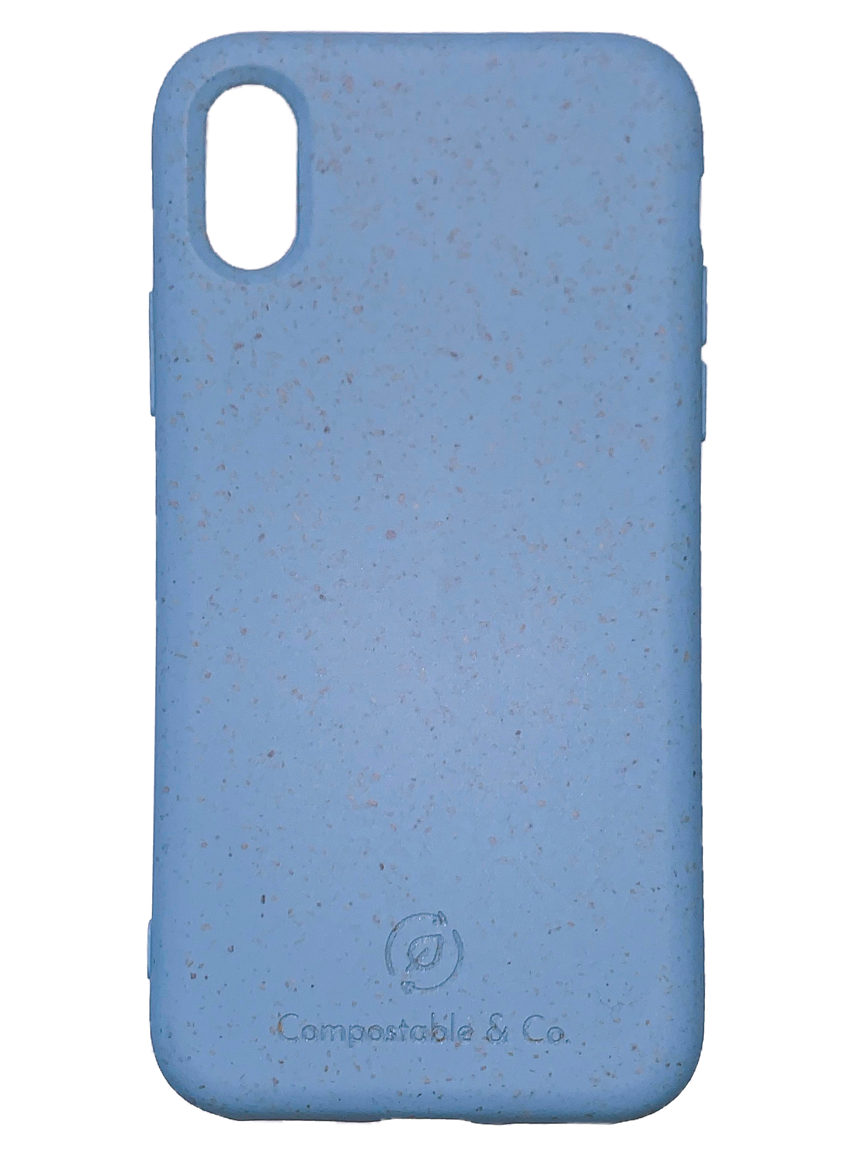 Compostable & Co. iPhone xr blue biodegradable phone case